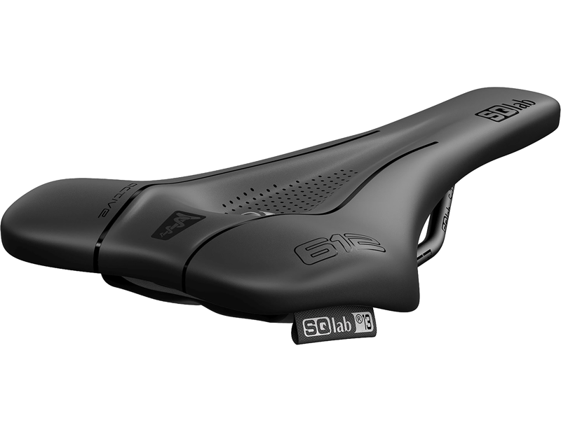 SQlab 612 Ergowave Active S-Tube 2.1 Saddle in Black-1