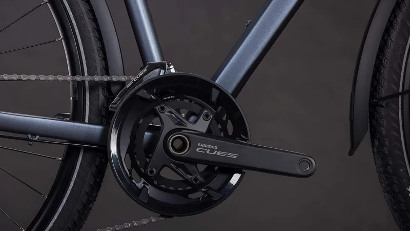 Cube Kathmandu Exc Trapeze Hybrid Bike 2026 in Metallicgrey/Chrome-3