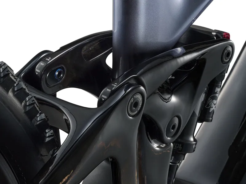 Giant Reign Advanced E+ 1 Electric Full Suspension Mountain Bike 2026 in Mercury/Carbon Smoke-3