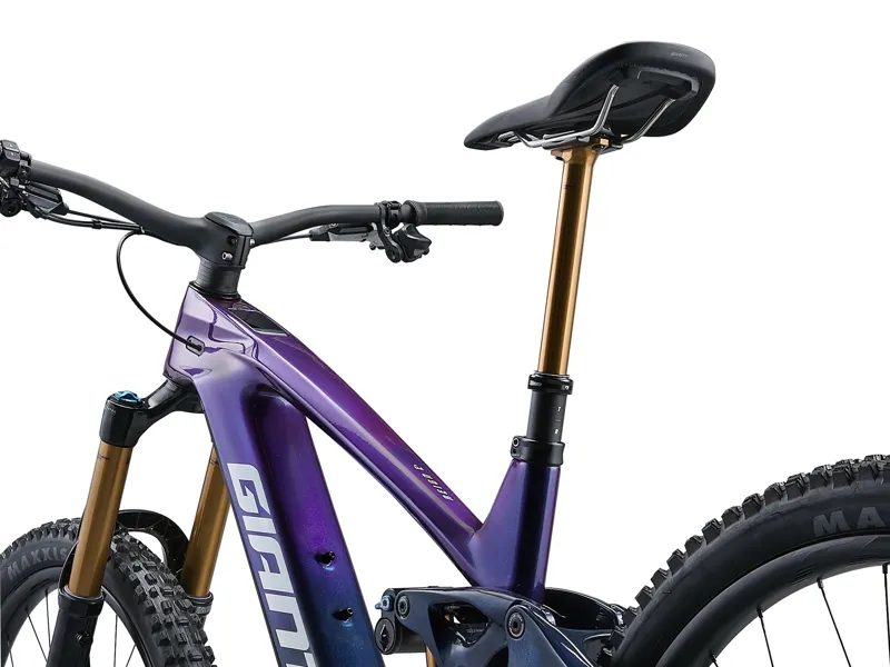 Giant Reign Advanced E+ 0 Electric Full Suspension Mountain Bike 2026 in Purple Haze/Metallic Navy-9