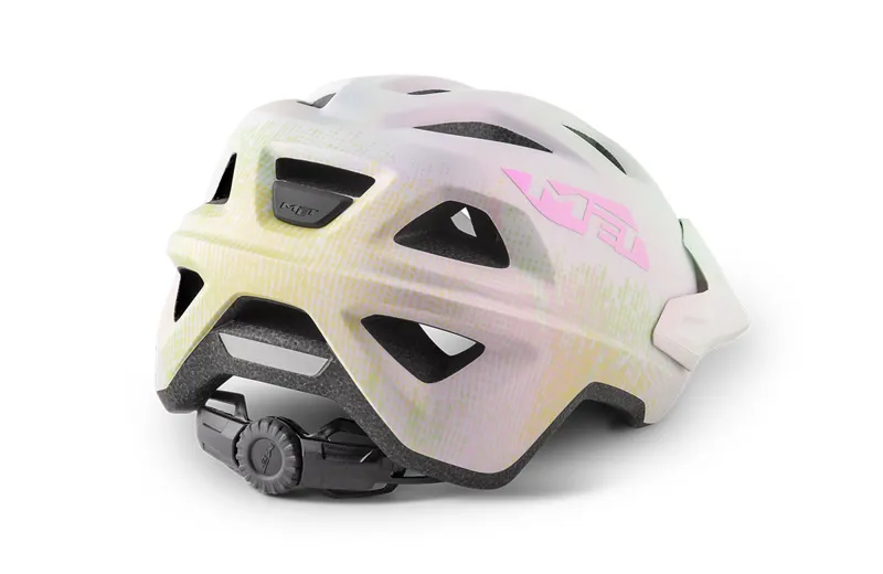 MET Eldar Kids Helmet in Iridescent White-2