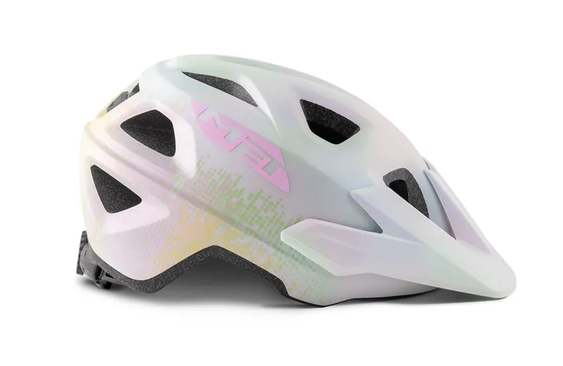 MET Eldar Kids Helmet in Iridescent White-1