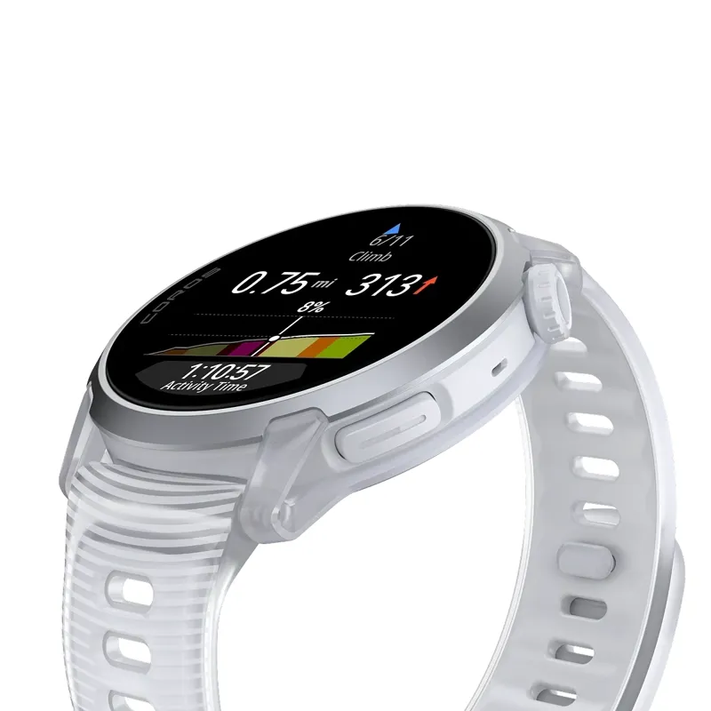 Coros PACE 4 GPS Sport Watch in Silicone White Cloud-4
