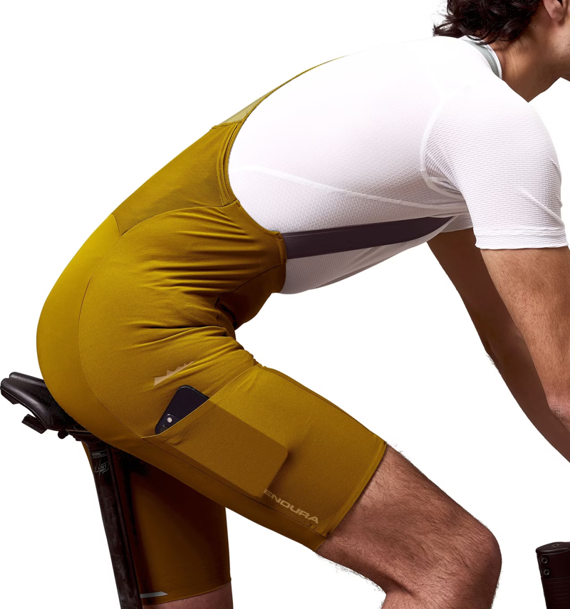 Endura Alltrack Ride Men's Bib Shorts in Trail Bronze-5