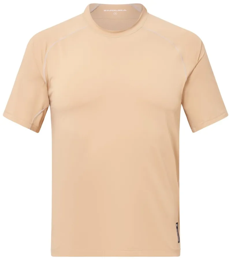 Endura Alltrack Rout Short Sleeve Tech Tee in Beige