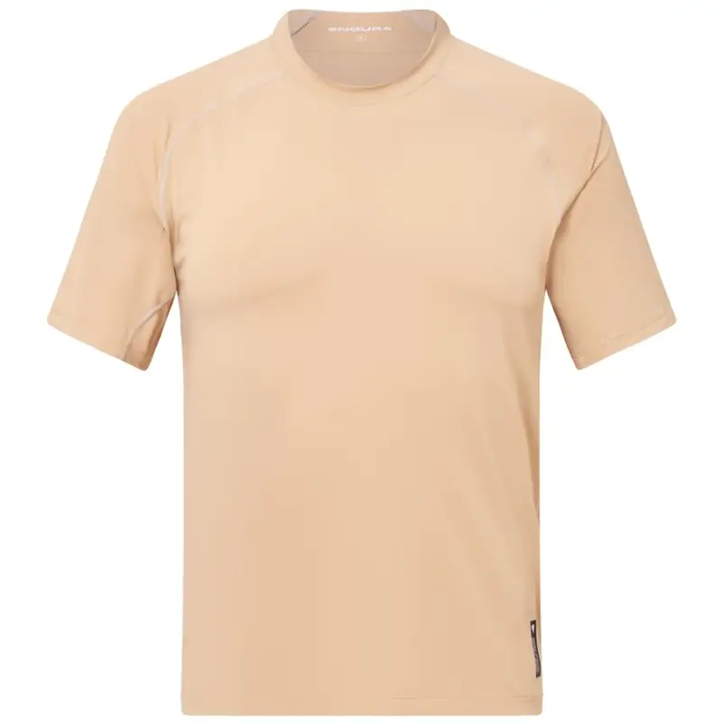 Balfes Bikes Endura Alltrack Rout Short Sleeve Tech Tee in Beige | Free postage over £30, £10 off first order, price match & 0% finance.