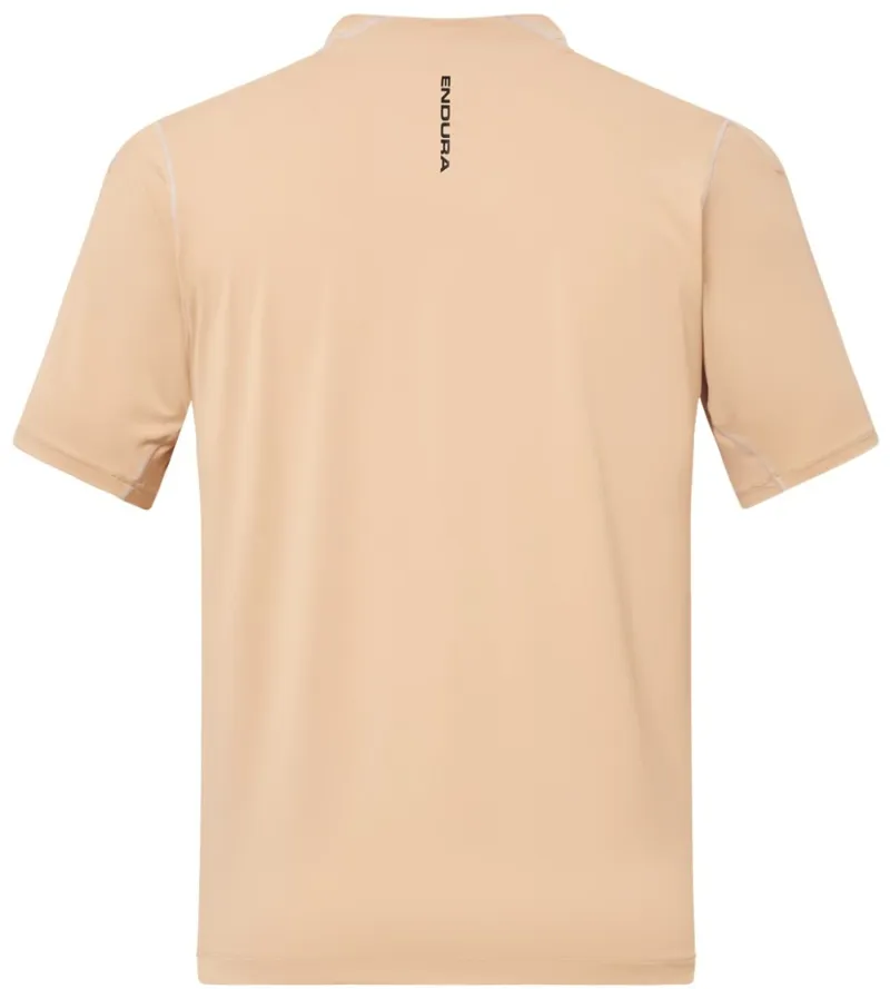 Endura Alltrack Rout Short Sleeve Tech Tee in Beige-1