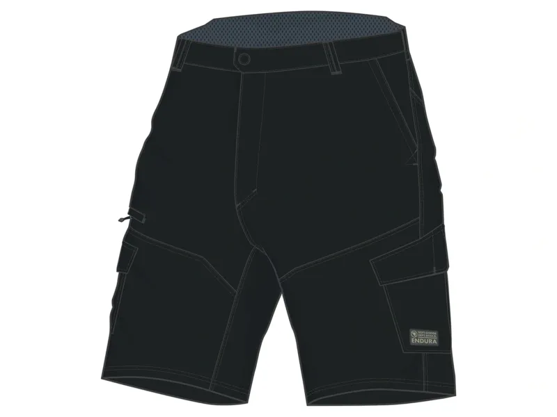 Endura Loop Cargo Short in Black