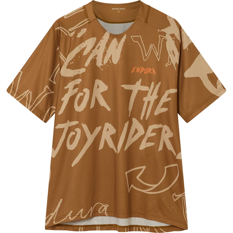 Balfes Bikes Endura Singletrack Short Sleeve Print Trail Jersey in Brown | Free postage over £30, £10 off first order, price match & 0% finance.
