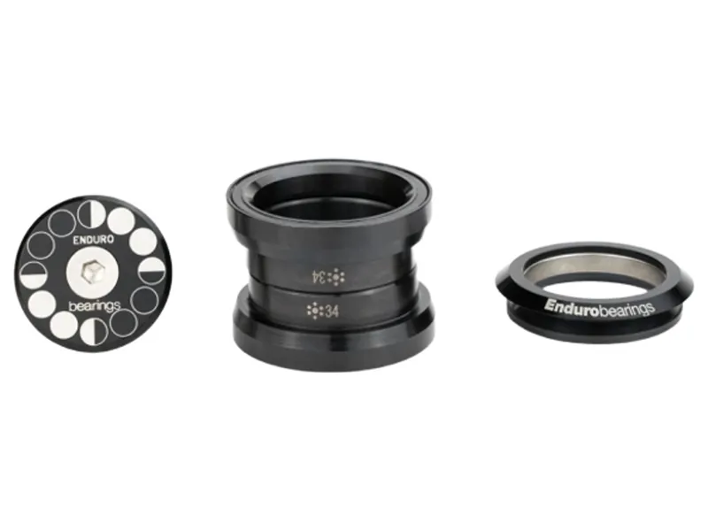 Enduro Bearings EC34 Angular Contact Headset in Black Oxide-1