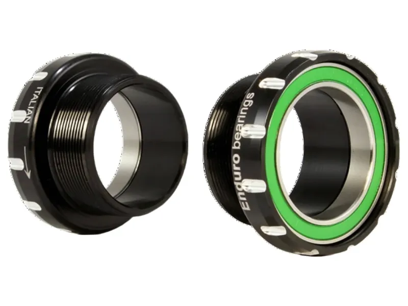 Enduro Bearings ITA Bottom Bracket 440C Stainless Steel DUB in Black-1