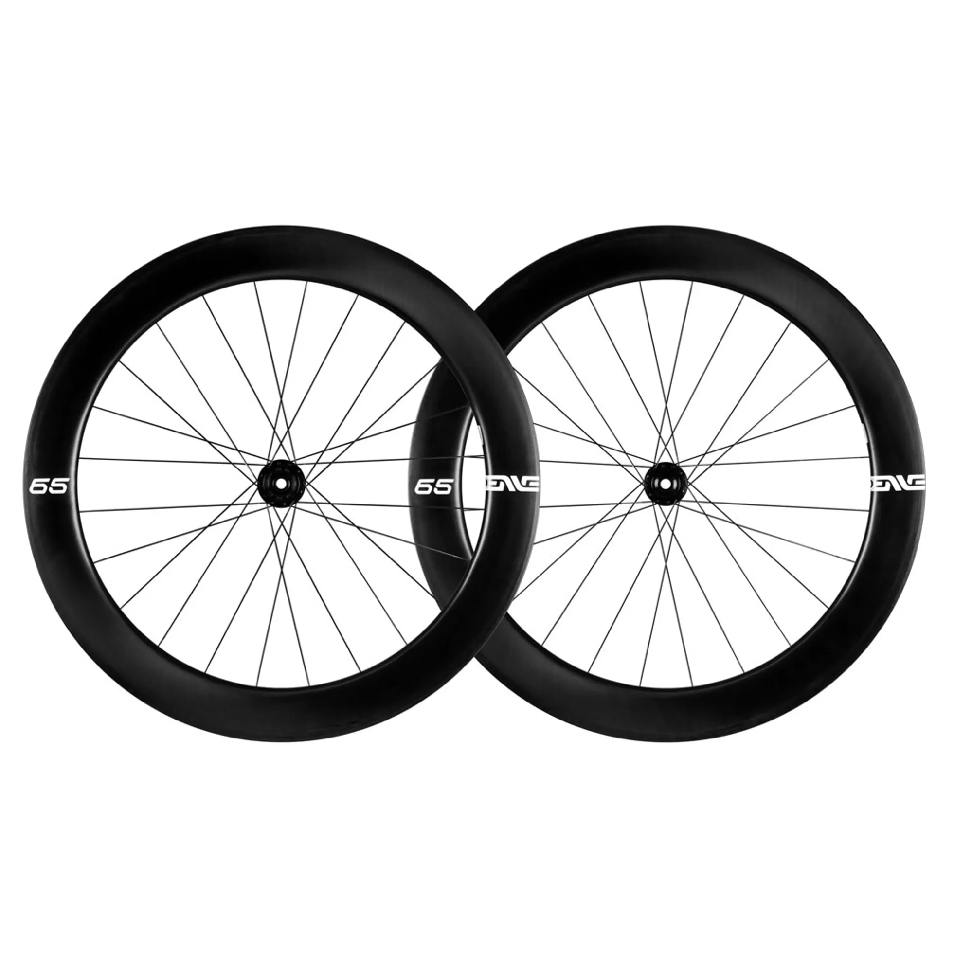 ENVE Foundation 700c 65mm 12x142mm Clincher Wheelset in Black