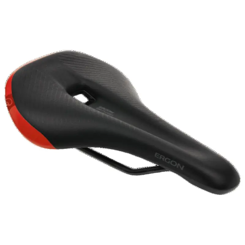 Balfes Bikes Ergon SM Pro Men's Saddle Small/Medium in Red | Free postage over £30, £10 off first order, price match & 0% finance.