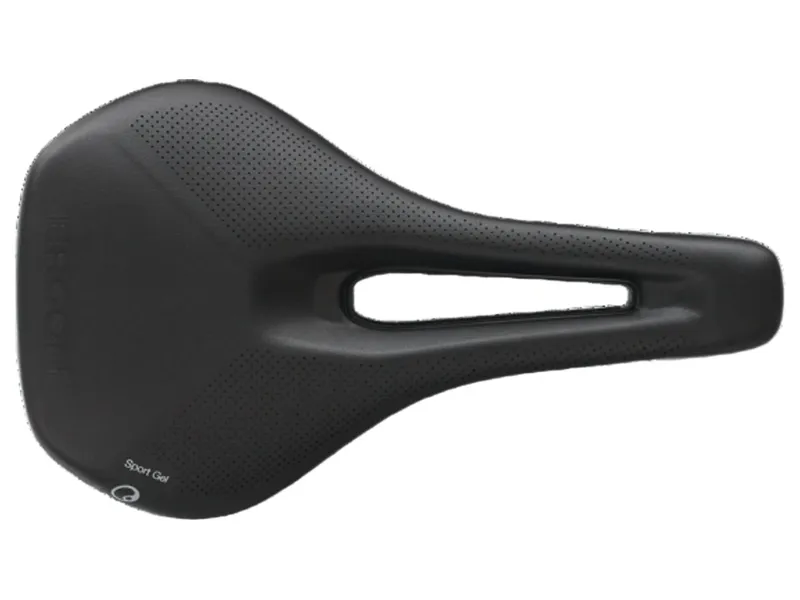 Ergon SR Sport Gel Women's Road Cycling Saddle in Black-1