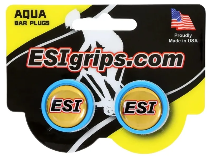 ESI Grips Bar Plugs in Aqua
