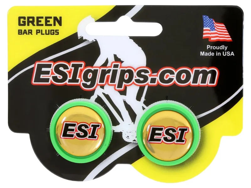 ESI Grips Bar Plugs in Green