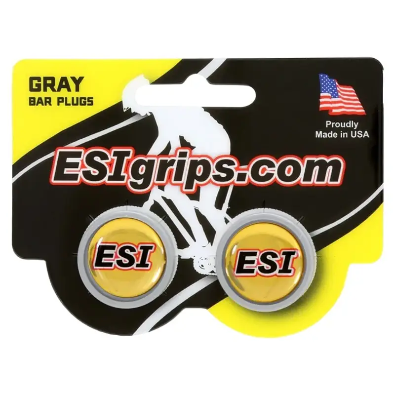Balfes Bikes Esi ESI Grips Bar Plugs in Grey | Free postage over £30, £10 off first order, price match & 0% finance.