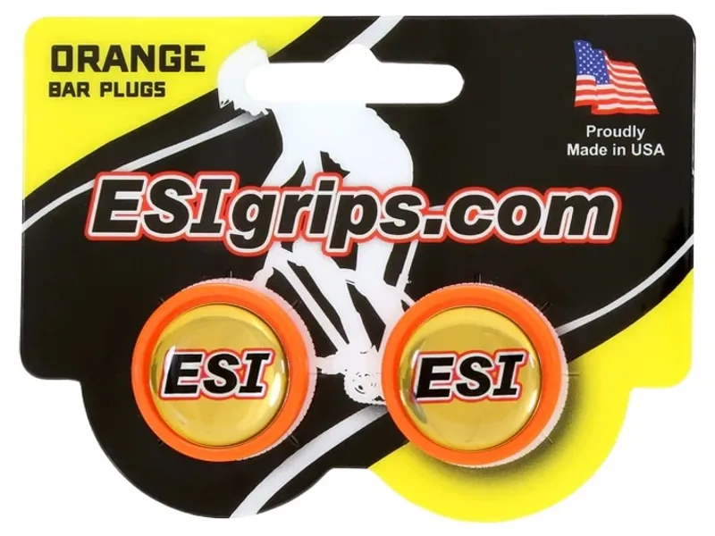 ESI Grips Bar Plugs in Orange