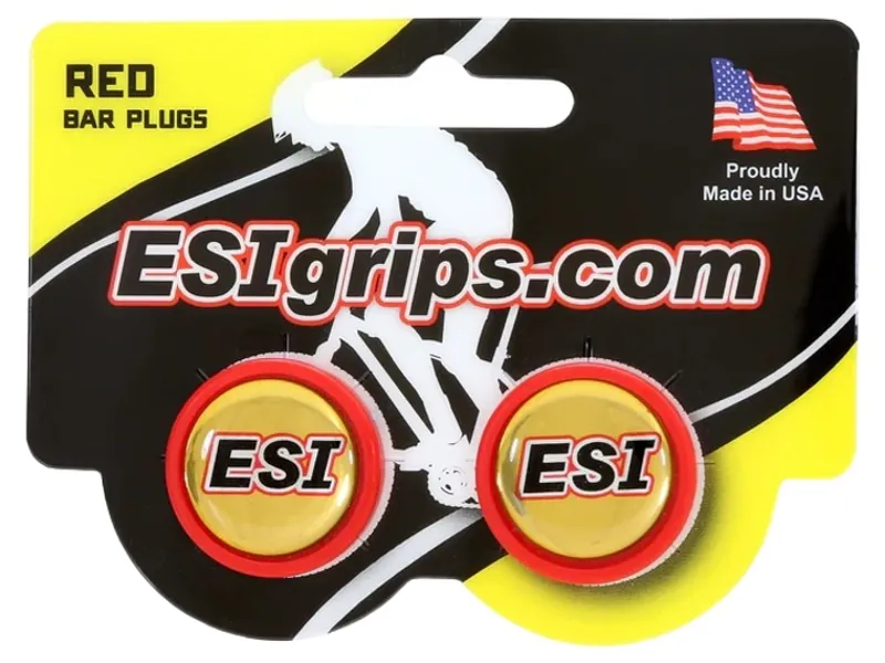 ESI Grips Bar Plugs in Red