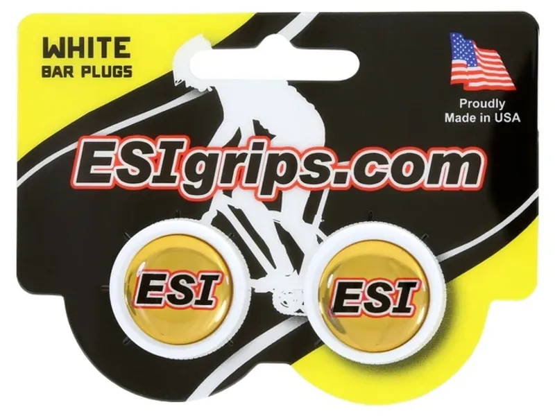 ESI Grips Bar Plugs in White