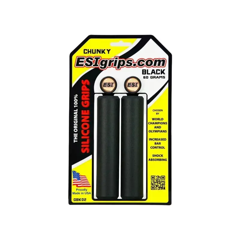 Balfes Bikes Esi ESI Grips MTB Chunky in Black | Free postage over £30, £10 off first order, price match & 0% finance.