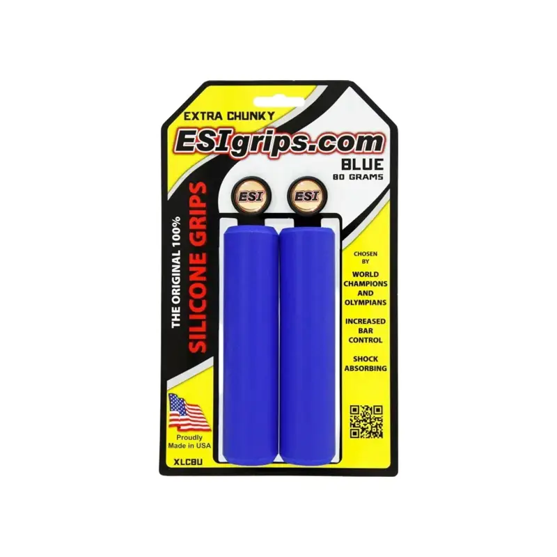 Balfes Bikes Esi ESI Grips MTB Extra Chunky in Blue | Free postage over £30, £10 off first order, price match & 0% finance.