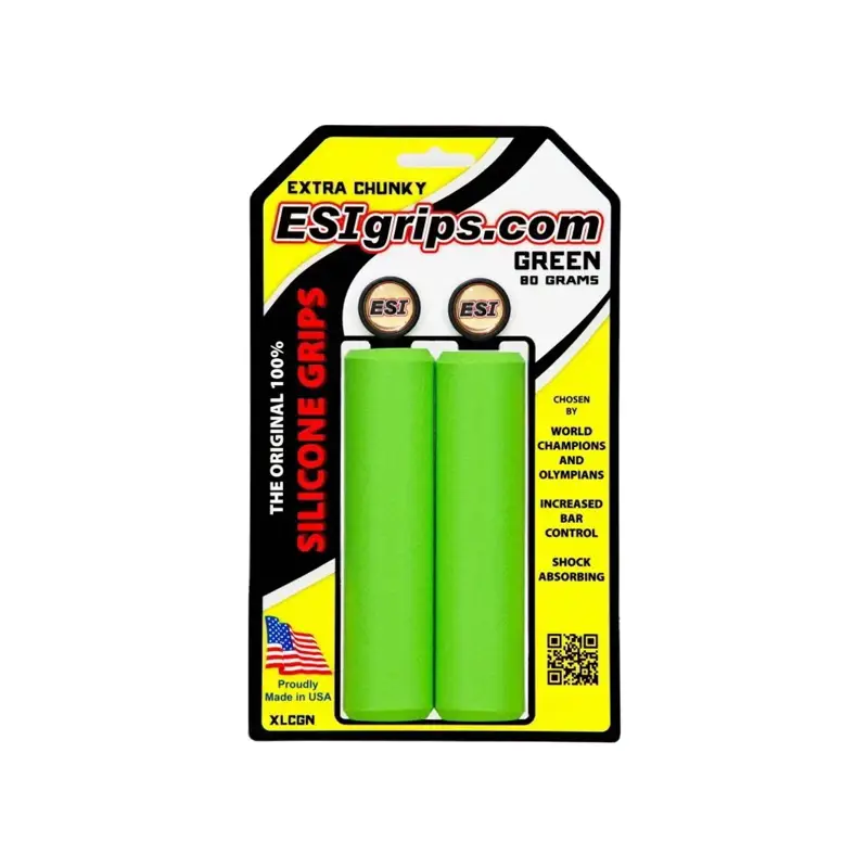 Balfes Bikes Esi ESI Grips MTB Extra Chunky in Green | Free postage over £30, £10 off first order, price match & 0% finance.