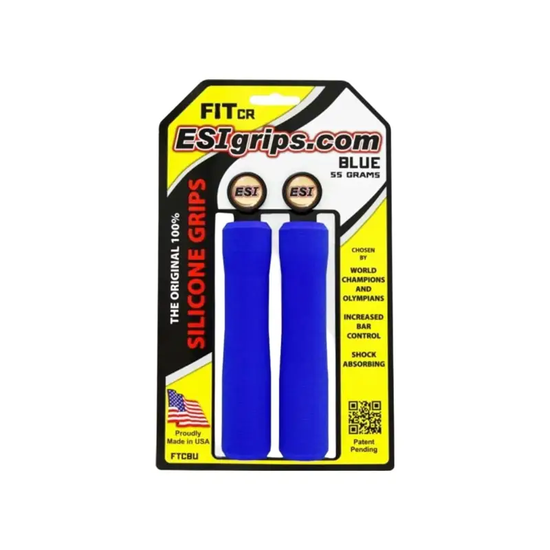 Balfes Bikes Esi ESI Grips MTB Fit CR in Blue | Free postage over £30, £10 off first order, price match & 0% finance.