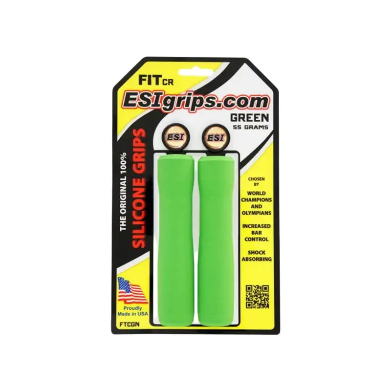 Balfes Bikes Esi ESI Grips MTB Fit CR in Green | Free postage over £30, £10 off first order, price match & 0% finance.