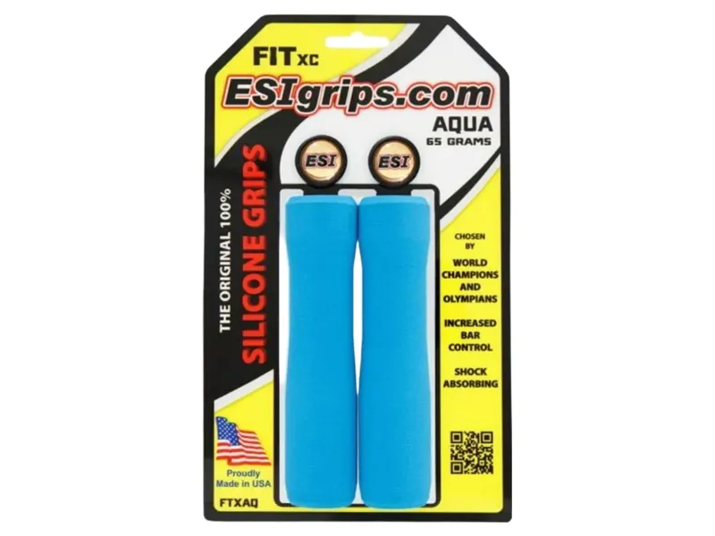Balfes Bikes Esi ESI Grips MTB Fit XC in Aqua | Free postage over £30, £10 off first order, price match & 0% finance.