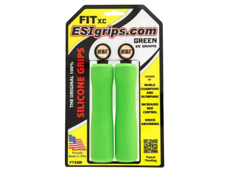 Balfes Bikes Esi ESI Grips MTB Fit XC in Green | Free postage over £30, £10 off first order, price match & 0% finance.