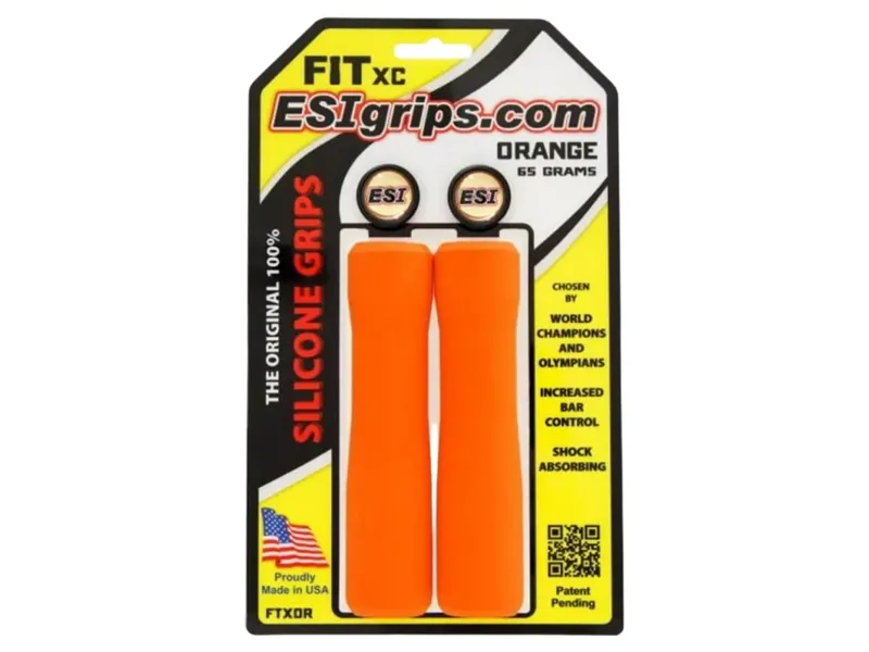 Balfes Bikes Esi ESI Grips MTB Fit XC in Orange | Free postage over £30, £10 off first order, price match & 0% finance.