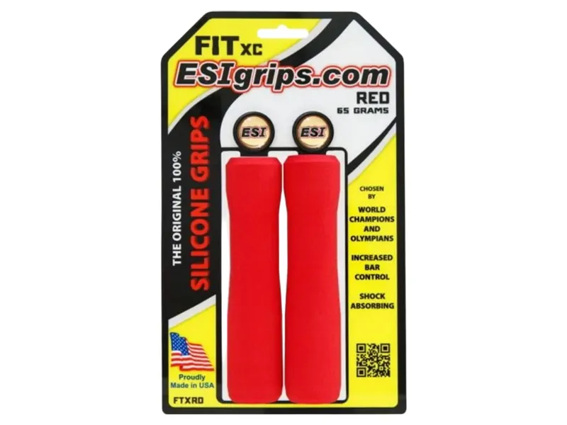 Balfes Bikes Esi ESI Grips MTB Fit XC in Red | Free postage over £30, £10 off first order, price match & 0% finance.