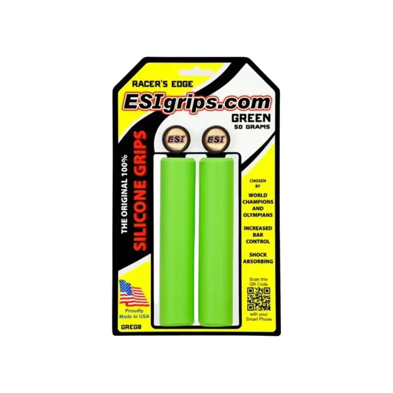 Balfes Bikes Esi ESI Grips MTB Racers Edge in Green | Free postage over £30, £10 off first order, price match & 0% finance.