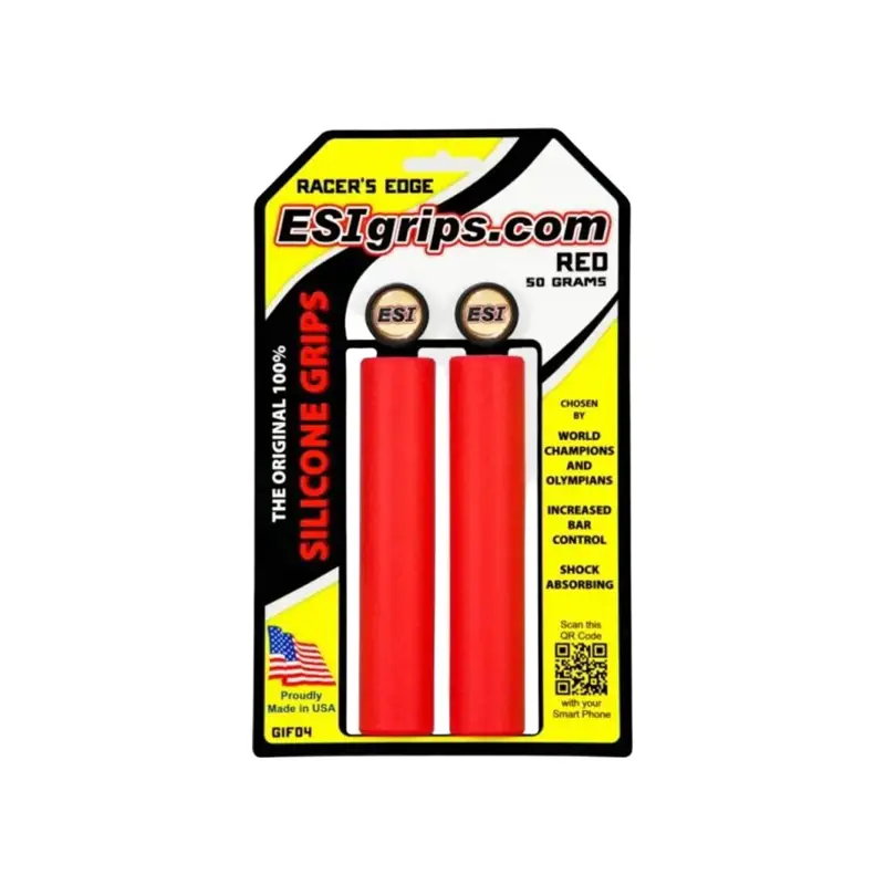Balfes Bikes Esi ESI Grips MTB Racers Edge in Red | Free postage over £30, £10 off first order, price match & 0% finance.