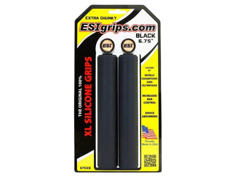 Balfes Bikes Esi ESI Grips XL 6.75 Extra Chunky in Black | Free postage over £30, £10 off first order, price match & 0% finance.