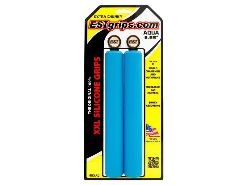 Balfes Bikes Esi ESI Grips XXL 8.35 Extra Chunky in Aqua | Free postage over £30, £10 off first order, price match & 0% finance.