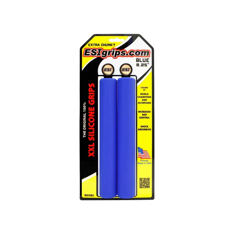 Balfes Bikes Esi ESI Grips XXL 8.35 Extra Chunky in Blue | Free postage over £30, £10 off first order, price match & 0% finance.
