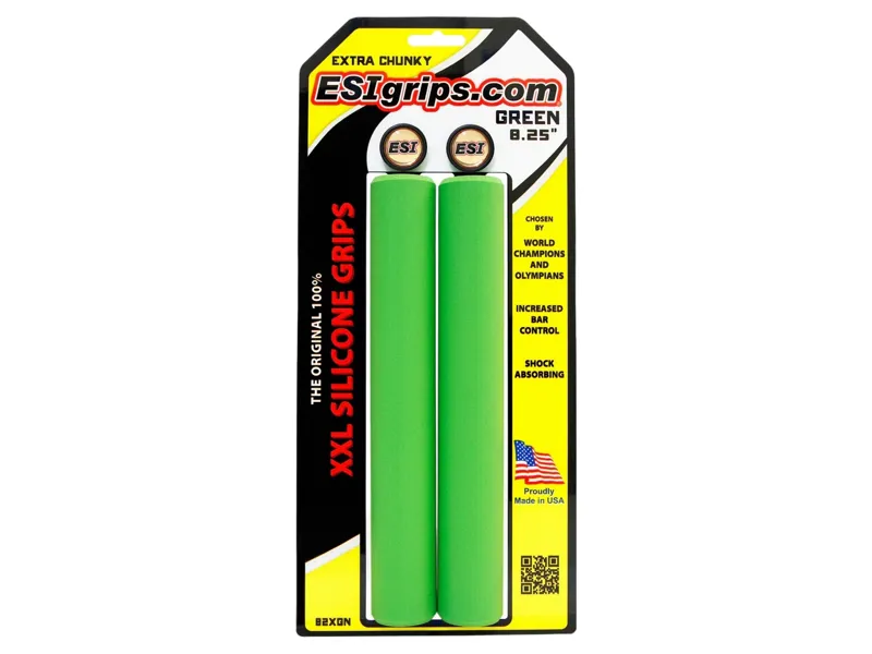 Balfes Bikes Esi ESI Grips XXL 8.35 Extra Chunky in Green | Free postage over £30, £10 off first order, price match & 0% finance.