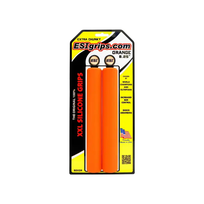 Balfes Bikes Esi ESI Grips XXL 8.35 Extra Chunky in Orange | Free postage over £30, £10 off first order, price match & 0% finance.