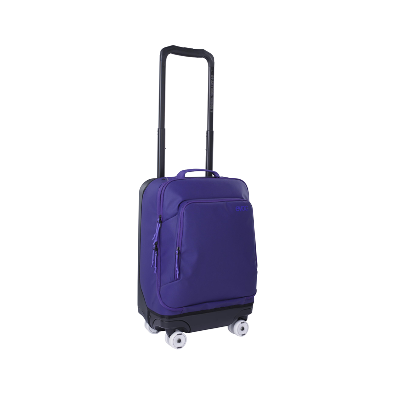 Balfes Bikes Evoc 4-Wheel Trolley 40L in Violet/Black | Free postage over £30, £10 off first order, price match & 0% finance.