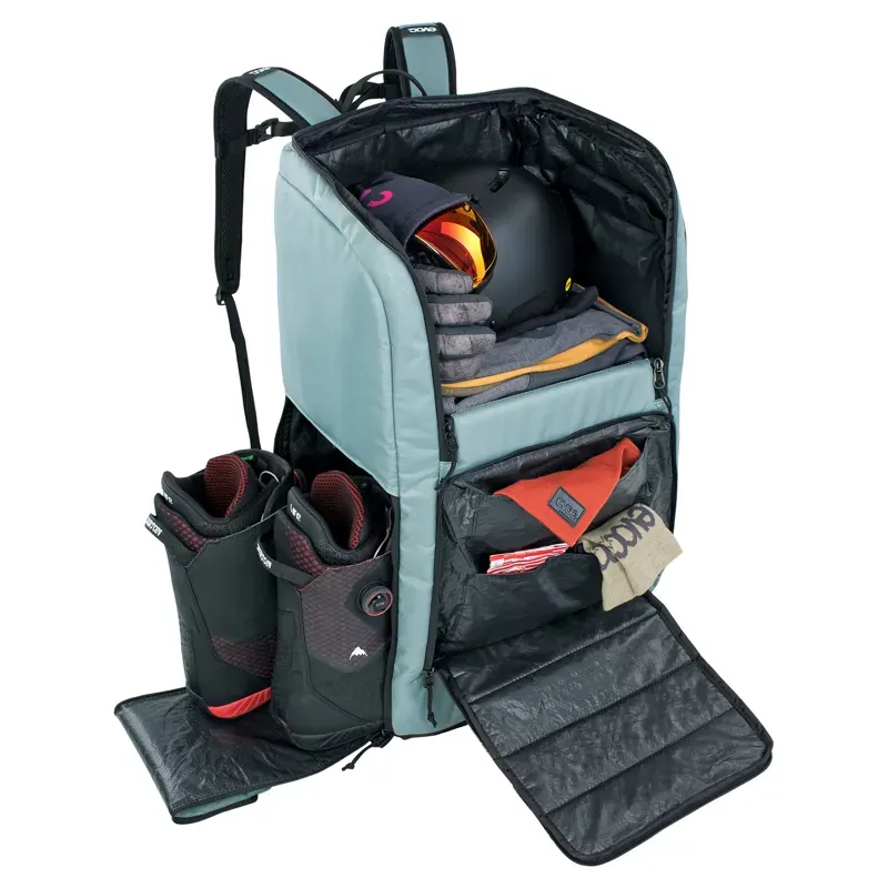 Evoc Gear Backpack 90L in Steel-6