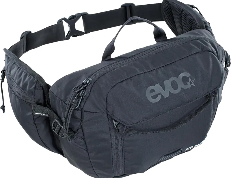 Balfes Bikes Evoc Hip Pack 3L in Black | Free postage over £30, £10 off first order, price match & 0% finance.