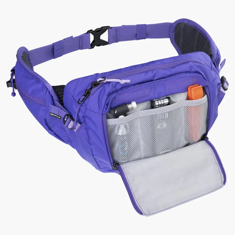 Evoc Hip Pack 3L + Hydration Bladder 1.5L in Violet-2