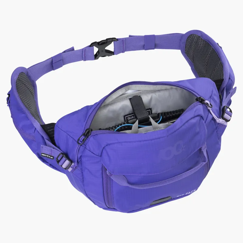 Evoc Hip Pack 3L + Hydration Bladder 1.5L in Violet-3