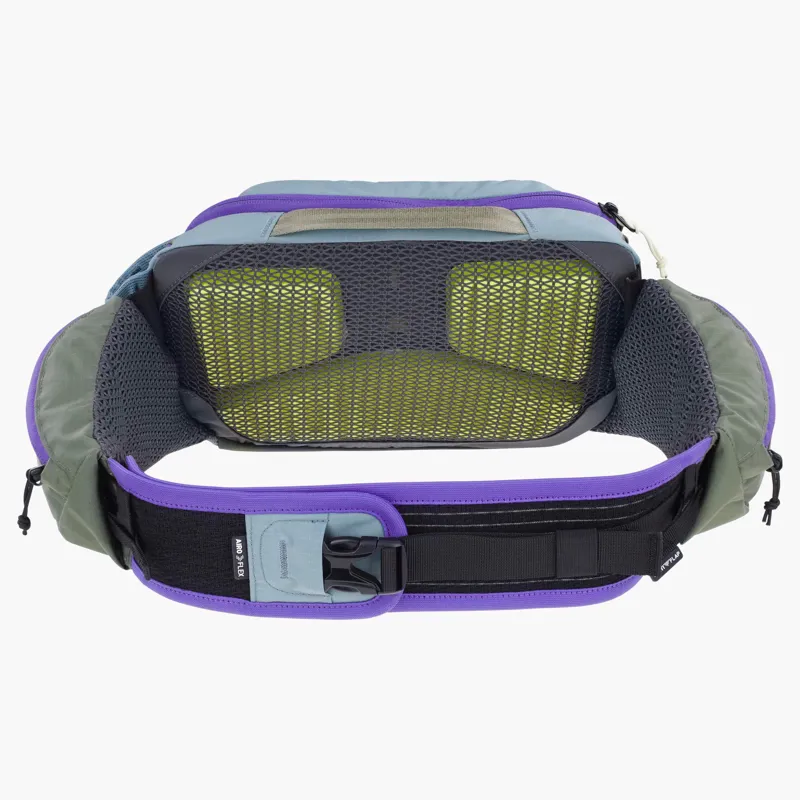 Evoc Hip Pack Pro 3L Hip Pack in Steel - Violet - Dark Olive-4
