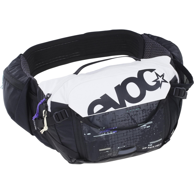 Balfes Bikes Evoc Hip Pack Pro Hydration Pack 3L + 1.5L Bladder in Multicolour | Free postage over £30, £10 off first order, price match & 0% finance.