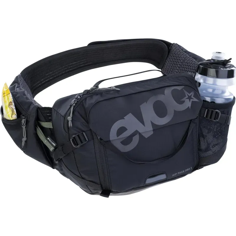 Evoc Hip Pack Pro Hydration Pack 3L + 1.5L Bladder in Black-3