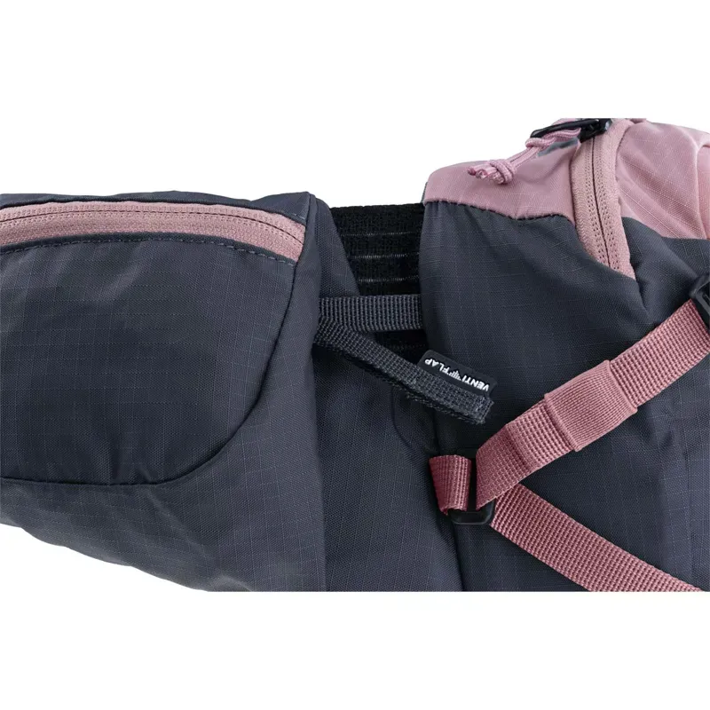 Evoc Hip Pack Pro Hydration Pack 3L + 1.5L Bladder in Dusty Pink/Carbon Grey-9