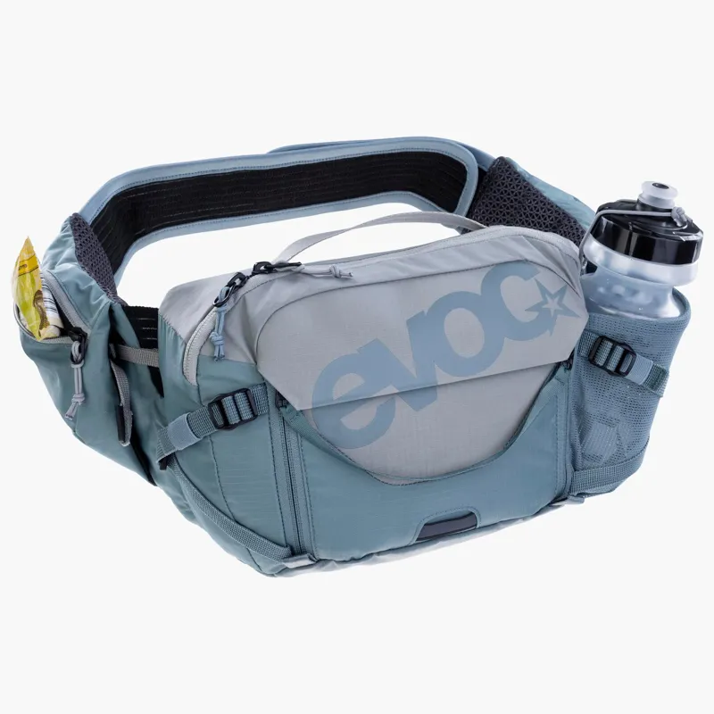 Evoc Hip Pack Pro Hydration Pack 3L + 1.5L Bladder in Stone/Steel Grey-1